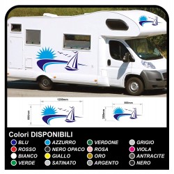 stickers for MOTORHOME graphics vinyl stickers decals stripes Set CAMPER VAN CARAVAN Motorhome - graphics 27