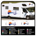 stickers for MOTORHOME graphics vinyl stickers decals stripes Set CAMPER VAN CARAVAN Motorhome - graphics 28