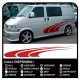 Strisce FORD Transit Custom SWB M-SPORT Adesivi Decalcomanie fasce adesive ford transit connect auto furgone e van