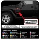 2 ADESIVI anniversario stella militare US ARMY per JEEP WRANGLER UNLIMITED SAHARA RUBICON JEEP RENEGADE willys rubicon willys