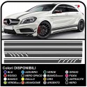 MERCEDES BENZ A-CLASS AMG A45 stickers side hood and roof stripes, Sports A-class W176 AMG A45