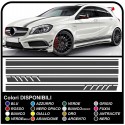 MERCEDES BENZ A-CLASS AMG A45 stickers side hood and roof stripes