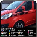 Streifen FORD Transit Custom SWB M-SPORT Aufkleber Abziehbilder, selbstklebende bänder ford transit connect auto-transporter