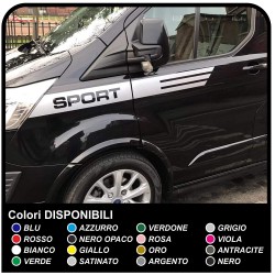Bandes FORD Transit Custom SWB M-SPORT Autocollants Décalques bandes adhésives ford transit connect voiture, le camion, et van