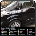 Bandes FORD Transit Custom SWB M-SPORT Autocollants Décalques bandes adhésives ford transit connect voiture, le camion, et van