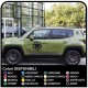 KIT COMPLETO adesivi stella militare renegade scritta US ARMY per Jeep Wrangler JK 3 adesivi renegade adesivi wrangler US ARMY