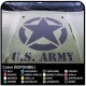 COMPLETE KIT with decals star military renegade written US ARMY for Jeep Wrangler JK 3 decals renegade decals wrangler US ARMY