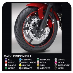 ADESIVI per CERCHI DUCATI YAMAHA SUZUKI KAWASAKI HONDA BMW GP STYLE APRILIA BIMOTA MOTARD TMAX HUSQUVARNA KTM NINJA GSX-R