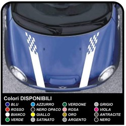 Adesivi COFANO MINI COOPER S fasce COFANO RETRO VIPER fasce adesive mini cooper