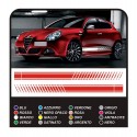 adhesive strips to the side for alfa romeo 147 ducati corse alfa romeo mito side stripes alfa giulietta side bands