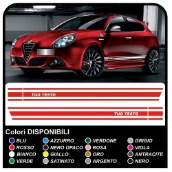 bande adhésive latérale alfa romeo 147 ducati neuve et de qualité des stickers alfa romeo giulietta mito giulia bandes de côté