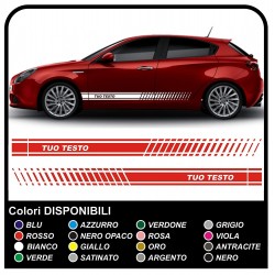 fasce adesive laterali per alfa romeo mito giulietta giulia strisce laterali alfa bande laterali tuning 