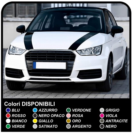 Stickers hood audi bmw alfa romeo fiat seat golf audi A1 A3 A4 A5 A6 A7 A8 Q1 Q3 A5 Q7 RS RS1 S1 S3 RS3 RS4 TT S3