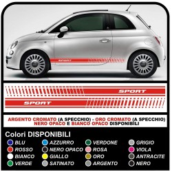 stickers 500, fiat 500, audi a1, mini cooper smart Adhesive side CUSTOM sticker 500 point audi bmw abarth super sport