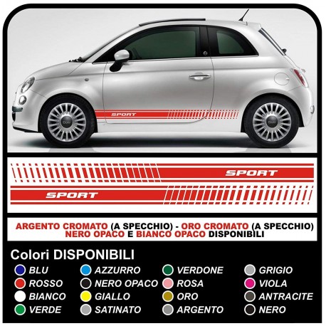 stickers 500, fiat 500, audi a1, mini cooper smart Adhesive side CUSTOM sticker 500 point audi bmw abarth super sport