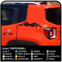 Aufkleber seitenteile seitenteil hinten Jeep Renegade 4x4 offroad aufkleber aufkleber aufkleber NEW