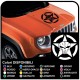stickers for hood for wrangler jeep us army star with skull renegade jeep star military Willys