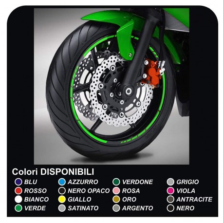 pegatinas de las llantas de las ruedas de la motocicleta tiras adhesivas para DUCATI, YAMAHA, SUZUKI, KAWASAKI, HONDA, BMW GP