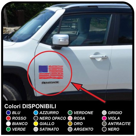 adhesives for door American Flag worn effect for a jeep wrangler off-road vehicles and suv's Skull Willys Tuning rally