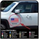 adhesives for door American Flag for jeep wrangler off-road vehicles and suv's Skull Willys Tuning rally