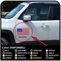 adesivi per portiera Bandiera Americana per jeep wrangler  fuoristrada e suv Skull Willys Tuning rally