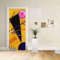 Adhésif Conception de la porte - Kandinsky-Contact - Contact Décor adhésif pour portes et meubles pour la maison