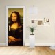 Aufkleber Design tür - LEONARDO-MONA LISA - LA GIOCONDA - Deko-klebefolie für türen