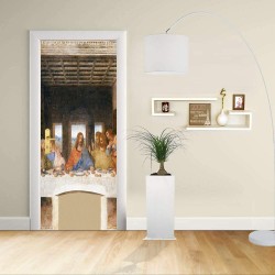 Adesivo Design porta - LEONARDO - L'ULTIMA CENA - Decorazione adesiva per porte