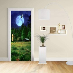 Adhésif Conception de la porte - PAYSAGE - Décoration-adhésif pour portes de meubles de maison -