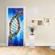 Adhesive door Design - the DNA - Decoration, adhesive for doors home furniture -