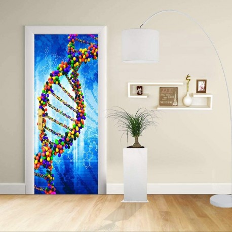 Adhesivo para el Diseño de la puerta - el ADN - Decoración, adhesivos para puertas de los muebles de la casa -