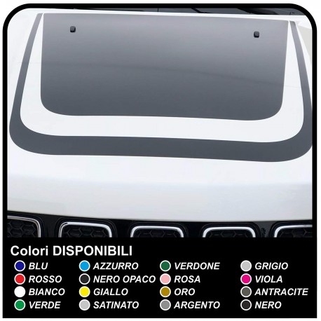 Grafic Adesivo Cofano per Jeep Compass - Qualità superiore decal stickers