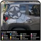 adesivi STELLA GRANDE Effetto Consumato per montante posteriore jeep renegade stickers Jeep nuova Renegade US ARMY 