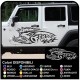 aufkleber Seitlichen wildschwein für den jeep wrangler renegade suzuki geländewagen land rover defender, nissan, offroad,