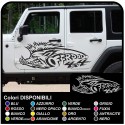 Côté adhésif de sanglier pour jeep wrangler jeep renegade, suzuki, land rover et les véhicules HORS ROUTE 4x4