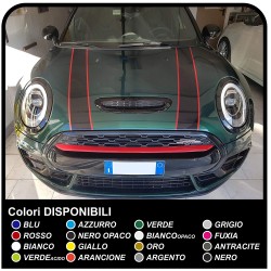 Pegatinas de la CAMPANA de dos tonos MINI COOPER S bandas de la CAMPANA de nuevo VIPER tiras adhesivas mini cooper