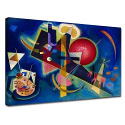 The framework Kandinsky - In Blue - WASSILY KANDINSKY In Blue Painting print on canvas with or without frame