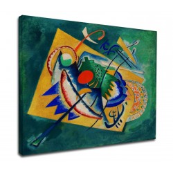 The framework Kandinsky - Red Oval - WASSILY KANDINSKY Red Oval Painting print on canvas with or without frame