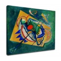 Quadro Kandinsky - Ovale Rosso - WASSILY KANDINSKY Red Oval - Quadro stampa su tela canvas con o senza telaio