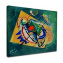 The framework Kandinsky - Red Oval - WASSILY KANDINSKY Red Oval - Picture print on canvas with or without frame