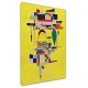 The framework Kandinsky - Painting Yellow - WASSILY KANDINSKY Yellow painting Picture print on canvas with or without frame