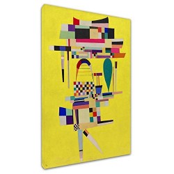 The framework Kandinsky - Painting Yellow - WASSILY KANDINSKY Yellow painting Picture print on canvas with or without frame