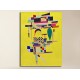 The framework Kandinsky - Painting Yellow - WASSILY KANDINSKY Yellow painting Picture print on canvas with or without frame