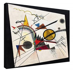 The framework Kandinsky - In the Black Square - WASSILY KANDINSKY In the Black Square Painting print on canvas with or without