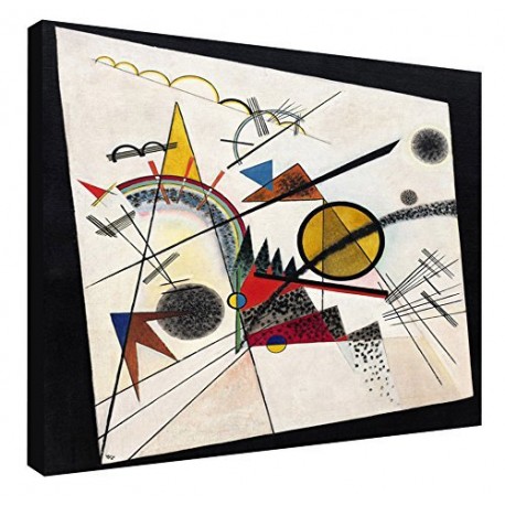 El marco de Kandinsky - En el Cuadrado Negro - WASSILY KANDINSKY En el Cuadrado Negro de la Pintura impresión en lienzo con o