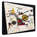 Quadro Kandinsky - Nel Quadrato Nero - WASSILY KANDINSKY In the Black Square - Quadro stampa su tela canvas con o senza telaio
