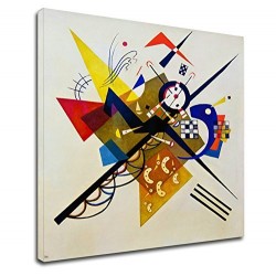 Quadro Kandinsky - Su Bianco II - WASSILY KANDINSKY On White II Quadro stampa su tela canvas con o senza telaio