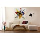 The framework Kandinsky - On White II - WASSILY KANDINSKY On White II Painting print on canvas with or without frame