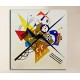Bild, Kandinsky - Auf-Weiß-II - WASSILY KANDINSKY-On White II-Rahmen, druck auf leinwand, leinwand mit oder ohne rahmen