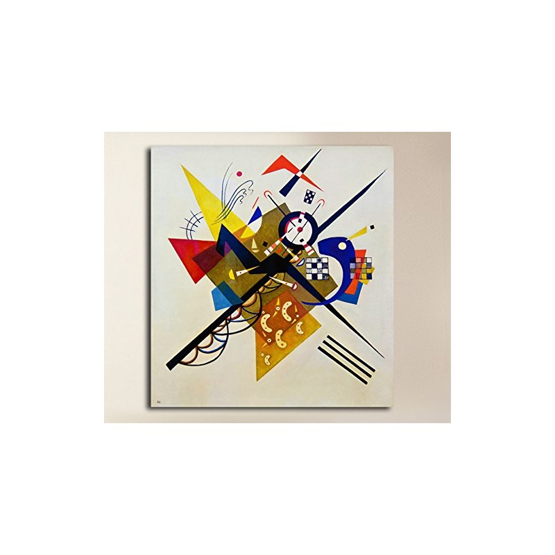 Quadro Kandinsky - Centro Bianco - WASSILY KANDINSKY White Center Quadro stampa  su tela canvas con o senza